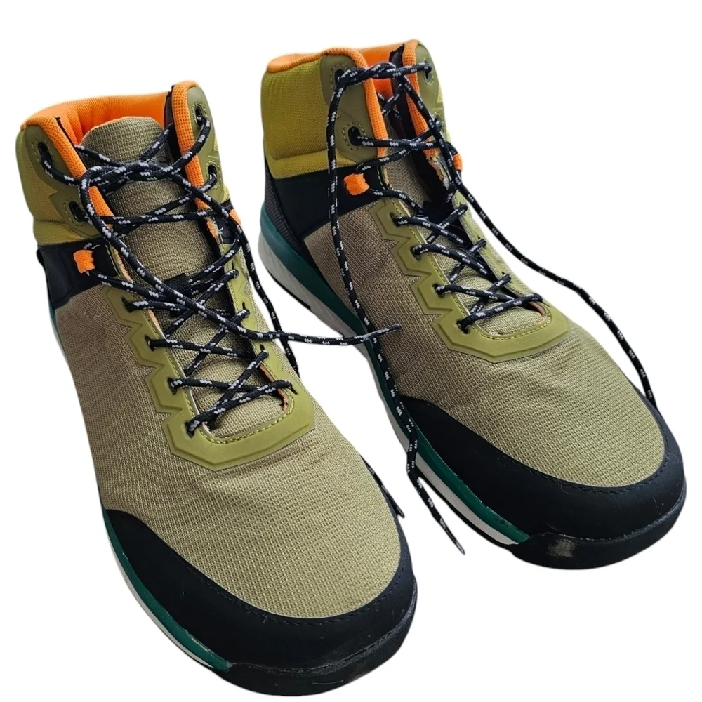 Bogs Bloom Lime Green Steel Toes Work Shoes